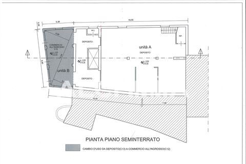 Rif. KS-AF071 - Negozio con deposito su più livelli zona Fiorina