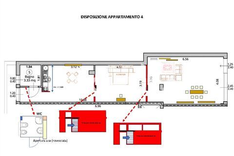 Rif. KS-V089 Appartamento di mq. 80 circa in ristrutturazione zona Dogana